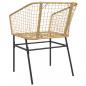 Preview: Gartenstühle 2 Stk. Braun Poly Rattan