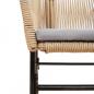 Preview: Gartenstühle 2 Stk. mit Kissen Braun Poly Rattan