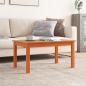 Preview: Couchtisch Wachsbraun 80x50x40 cm Massivholz Kiefer