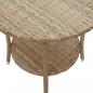 Preview: Gartensessel 2 Stk. Verstellbar mit Tisch Beige Poly Rattan