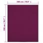 Preview: Spannbettlaken 2 Stk. Jersey Bordeauxrot 180x200 cm Baumwolle