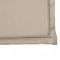 Preview: Garten-Sitzkissen 2 Stk. Taupe 45x45x2 cm Quadratisch