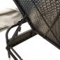 Preview: Sonnenliegen 2 Stk. mit Dach und Tisch Schwarz Poly-Rattan