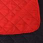 Preview: Gesteppte Wende-Tagesdecke Rot and Schwarz 230x260 cm