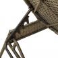 Preview: Sonnenliegen 2 Stk. mit Tisch Grau Poly Rattan