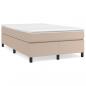 Preview: Boxspringbett Matratze Cappuccino-Braun 120x200cm Kunstleder