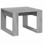 Preview: Beistelltisch Grau Sonoma 50x50x35 cm Holzwerkstoff