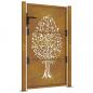 Preview: Gartentor 105x130 cm Cortenstahl Baum-Design