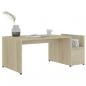 Preview: Couchtisch Sonoma-Eiche 90x45x35 cm Holzwerkstoff