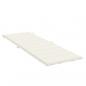 Preview: Sonnenliegen-Auflage Melange Creme 186x58x3 cm Stoff