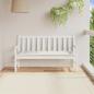 Preview: Gartenbank-Auflage Melange Creme 150x50x7 cm Stoff