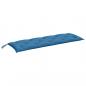 Preview: Gartenbank-Auflage Melange Blau 150x50x7 cm Stoff