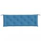 Preview: Gartenbank-Auflage Melange Blau 150x50x7 cm Stoff