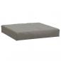 Preview: Palettenkissen Melange Dunkelgrau 60x60x10 cm Stoff