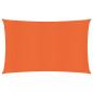 Preview: ARDEBO.de - Sonnensegel 160 g/m² Rechteckig Orange 3x5 m HDPE