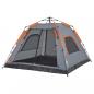 Preview: Kuppel-Campingzelt 5 Personen Grau und Orange Quick Release