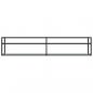 Preview: TV-Schrank Weiß Marmor-Optik 200x40x40,5 cm Hartglas