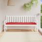 Preview: ARDEBO.de - Gartenbank-Auflage Rot 180x50x7 cm Oxford-Gewebe