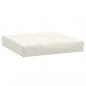 Preview: Palettenkissen Melange Creme 60x60x10 cm Stoff