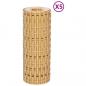 Preview: Balkon-Sichtschutze 5 Stk. Hellbraun 255x19 cm Poly Rattan