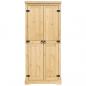 Preview: Kleiderschrank Corona 76x50x170 cm Massivholz Kiefer