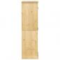 Preview: Kleiderschrank Corona 76x50x170 cm Massivholz Kiefer