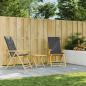 Preview: Gartentisch Klappbar 45x45x45 cm Bambus