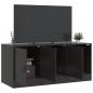 Preview: TV-Schrank Schwarz 99x39x44 cm Stahl