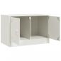 Preview: TV-Schrank Weiß 67x39x44 cm Stahl