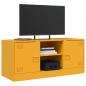 Preview: TV-Schrank Senfgelb 99x39x44 cm Stahl