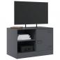 Preview: TV-Schrank Anthrazit 67x39x44 cm Stahl