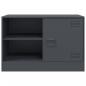 Preview: TV-Schrank Anthrazit 67x39x44 cm Stahl