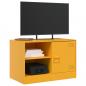 Preview: TV-Schrank Senfgelb 67x39x44 cm Stahl