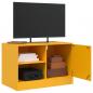 Preview: TV-Schrank Senfgelb 67x39x44 cm Stahl