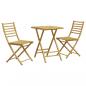 Preview: 3-tlg. Bistro-Set Bambus