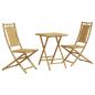 Preview: 3-tlg. Bistro-Set Bambus