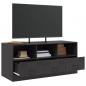 Preview: TV-Schrank Schwarz 99x39x44 cm Stahl