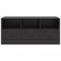 Preview: TV-Schrank Schwarz 99x39x44 cm Stahl