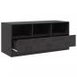 Preview: TV-Schrank Schwarz 99x39x44 cm Stahl