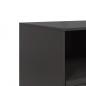 Preview: TV-Schrank Schwarz 99x39x44 cm Stahl