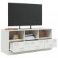 Preview: TV-Schrank Weiß 99x39x44 cm Stahl