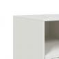 Preview: TV-Schrank Weiß 99x39x44 cm Stahl