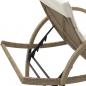 Preview: Sonnenliegen 2 Stk. mit Tisch Beige Poly Rattan