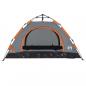 Preview: Campingzelt 2 Personen Grau und Orange Quick Release