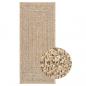 Preview: Teppich ZIZUR 80x200 cm Jute-Optik Indoor und Outdoor