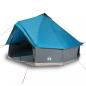 Preview: Tipi-Familienzelt 10 Personen Blau Wasserdicht