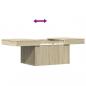 Preview: Couchtisch Sonoma-Eiche 80x55x40 cm Holzwerkstoff