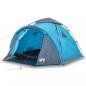 Preview: Kuppel-Campingzelt 3 Personen Blau Quick Release