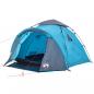 Preview: Kuppel-Campingzelt 3 Personen Blau Quick Release