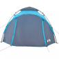 Preview: Kuppel-Campingzelt 3 Personen Blau Quick Release